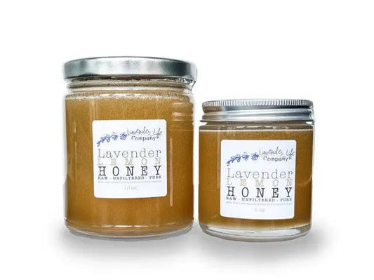 Raw Honey - Lavender/LEMON Infused