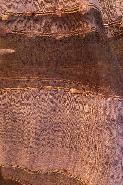 raw silk scarf