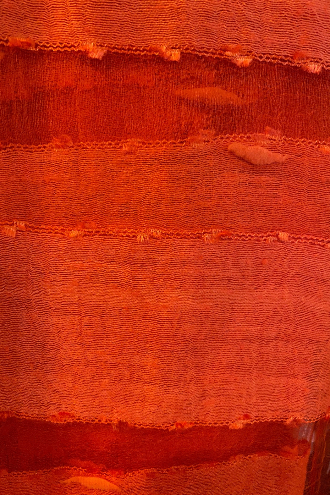 raw silk scarf