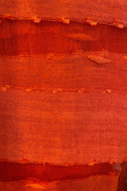 raw silk scarf