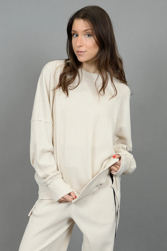 Mikku Waffle Pullover