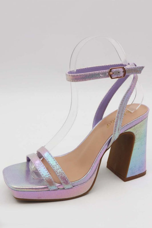 React-01 Iridescent Heel