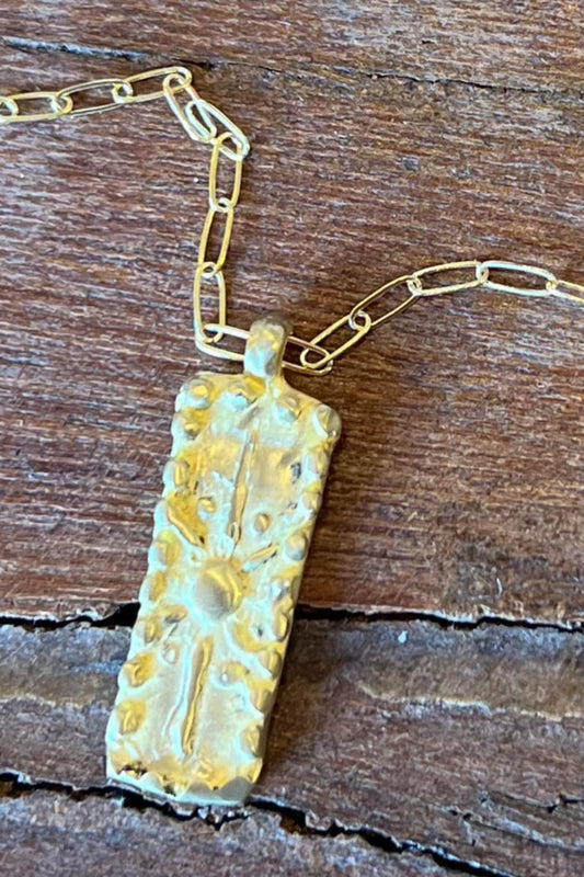 Rectangle Sunburst Necklace LP 70