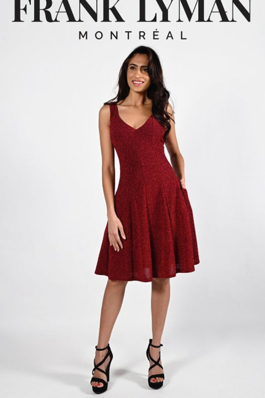 Red Glitter Dress