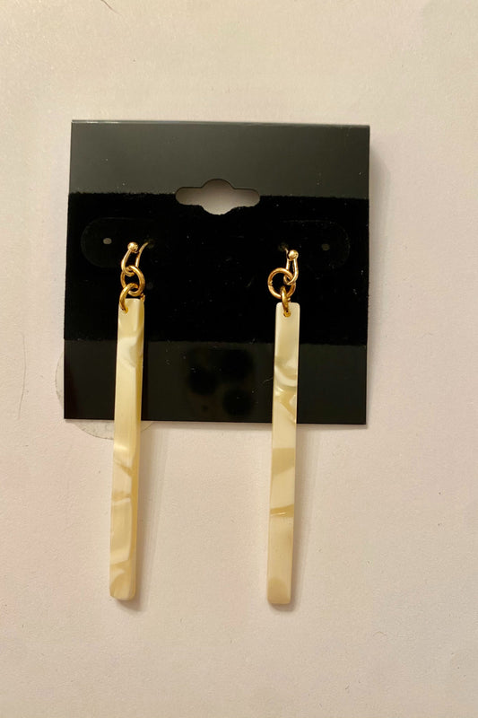 Resin Bar Earrings