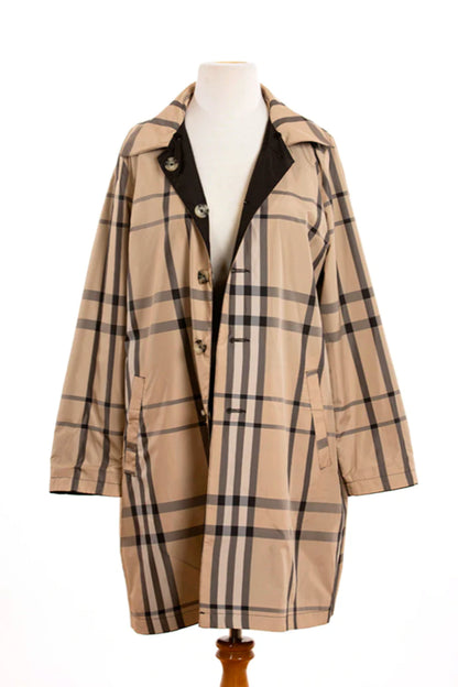 Reversible Raintrench-Detachable Hood