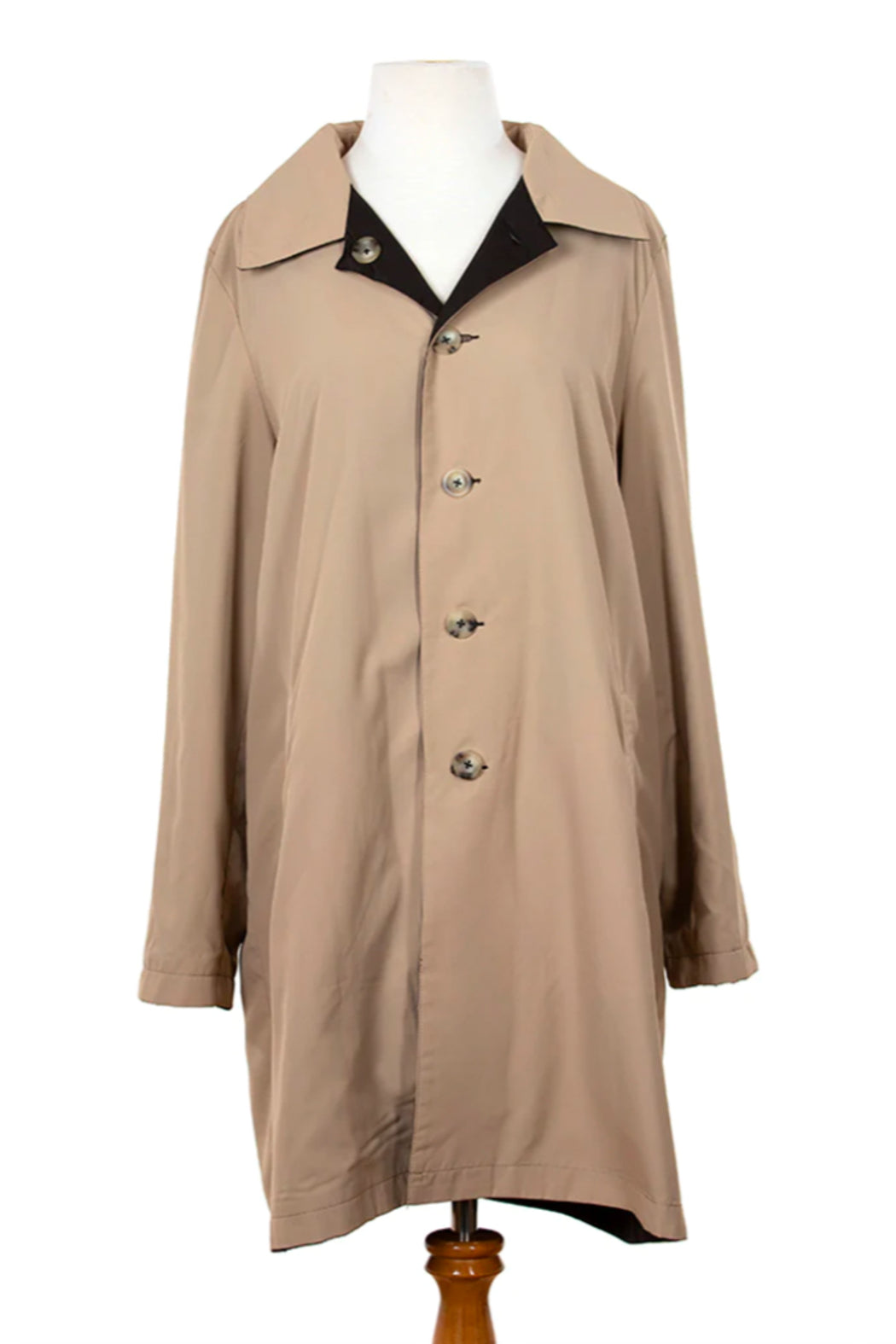 Reversible Raintrench-Detachable Hood