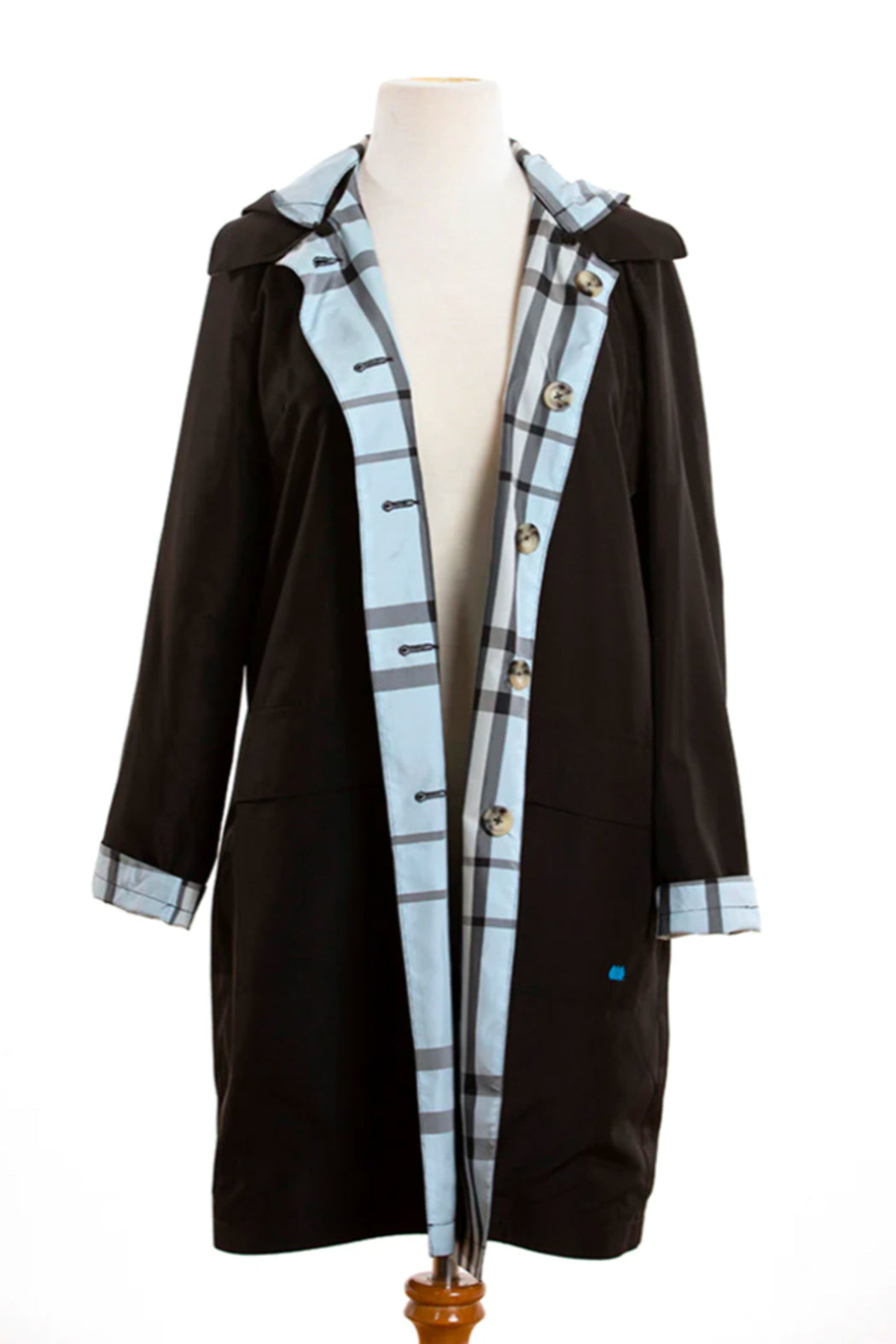 Reversible Raintrench-Detachable Hood