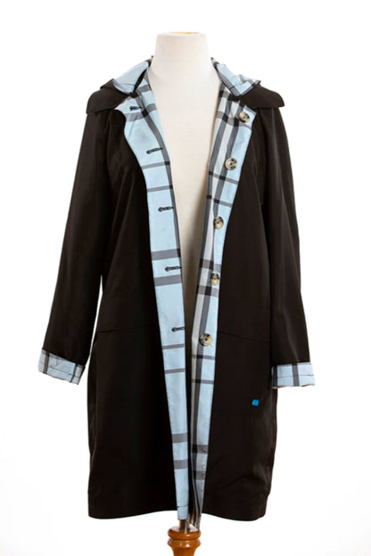 Reversible Raintrench-Detachable Hood