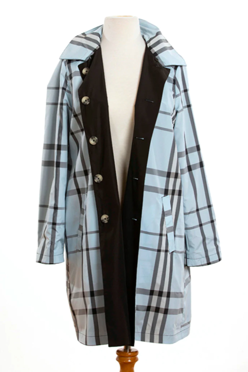 Reversible Raintrench-Detachable Hood