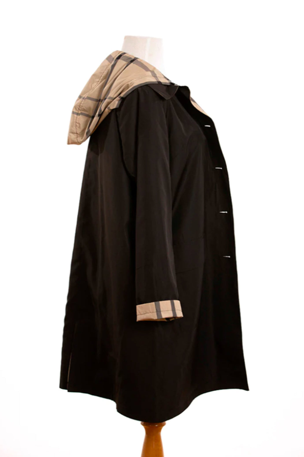 Reversible Raintrench-Detachable Hood