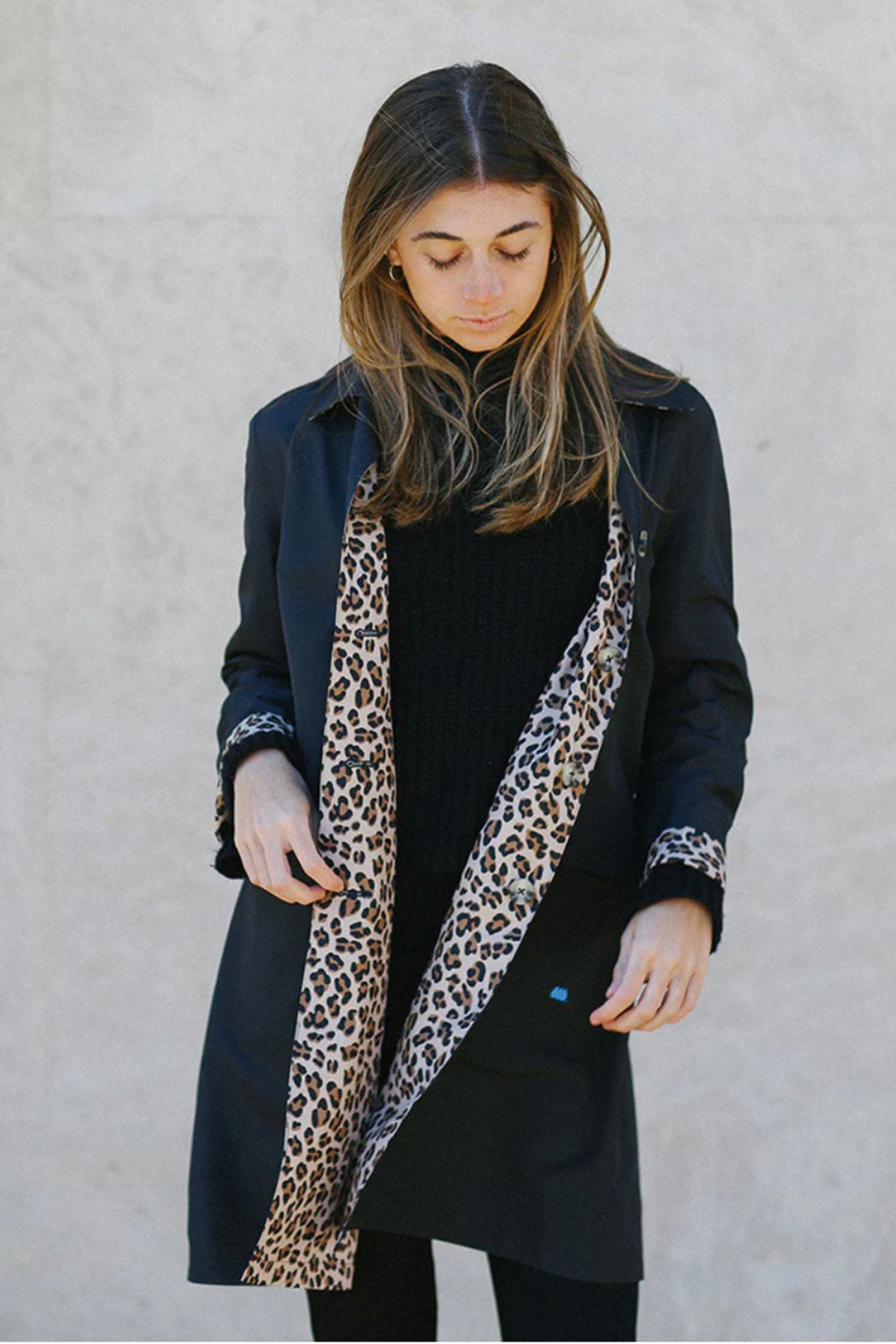 Reversible Raintrench-Detachable Hood