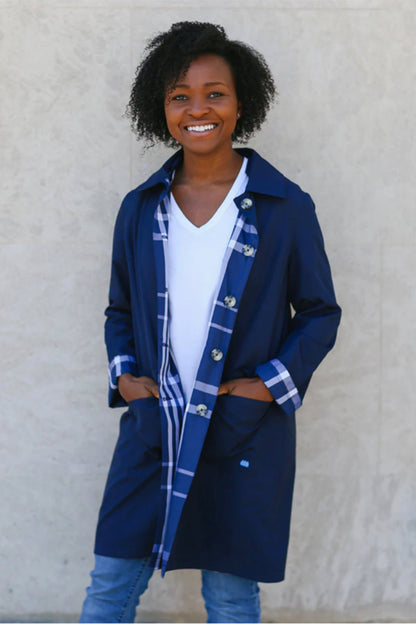Reversible Raintrench-Detachable Hood