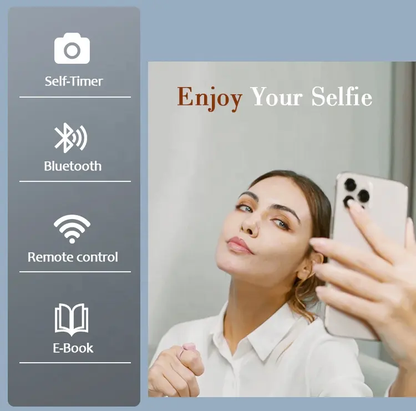 Portable Selfie Timer Bluetooth Remote Control Finger Ring