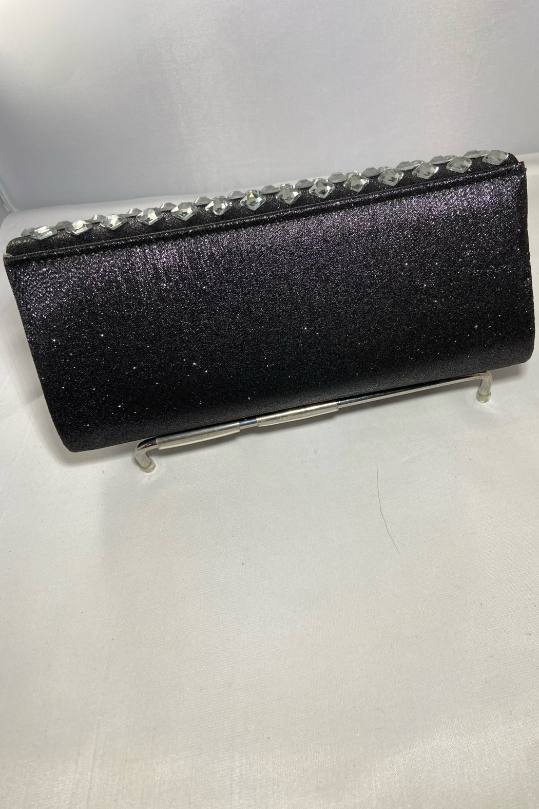 Rhinestone Shimmer Clutch