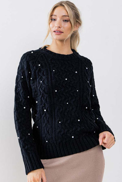 Rhinestone Sweater