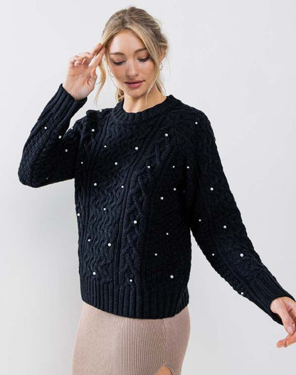 Rhinestone Sweater