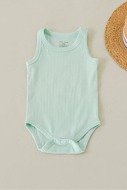Ribbed Organic Cotton Onesie