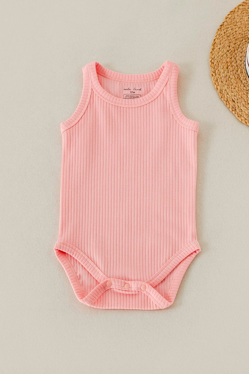 Ribbed Organic Cotton Onesie