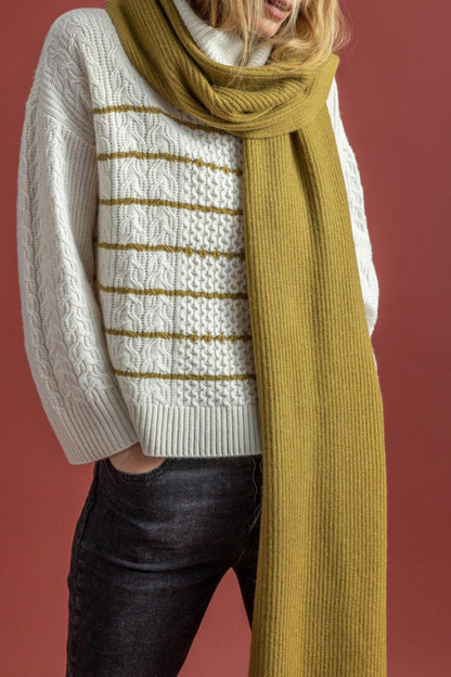 Ribbed Scarf