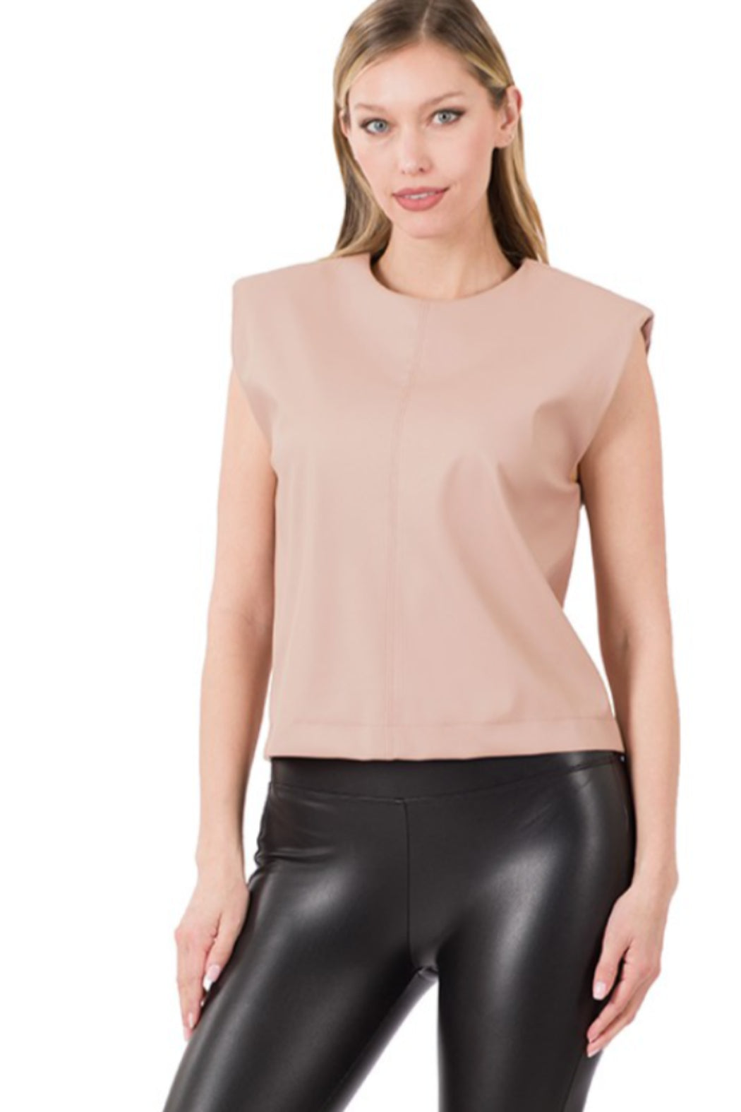 Rockin' Leather Tank Top
