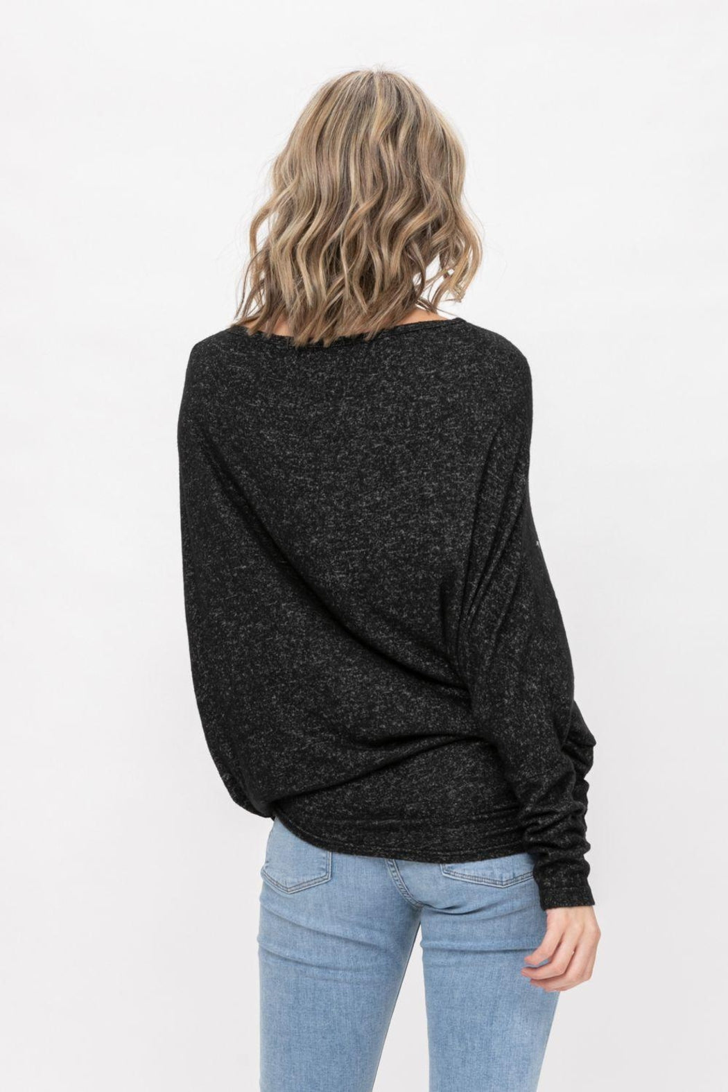 Casual Pullover Dolman Batwing Sweater