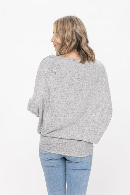 Casual Pullover Dolman Batwing Sweater