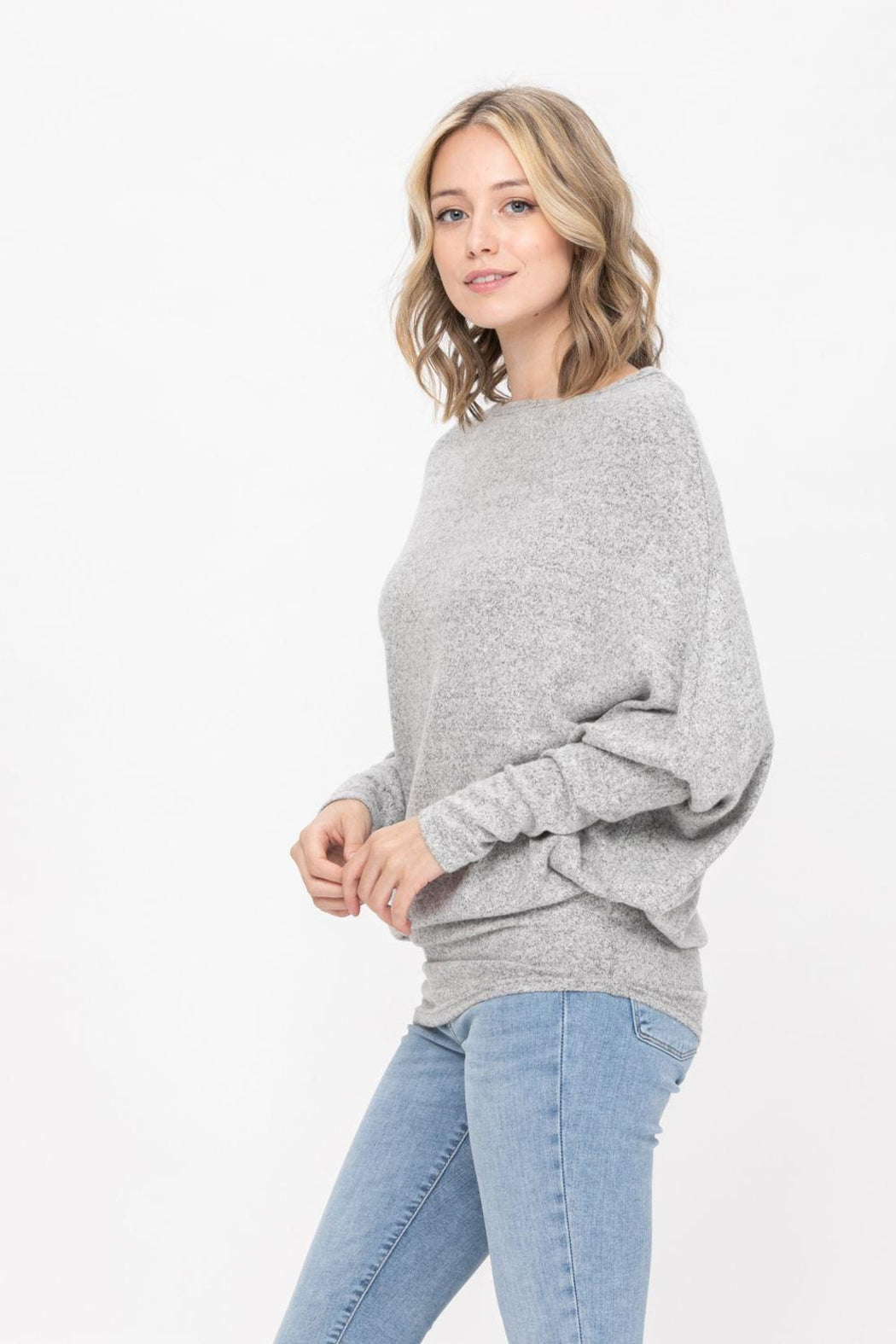 Casual Pullover Dolman Batwing Sweater