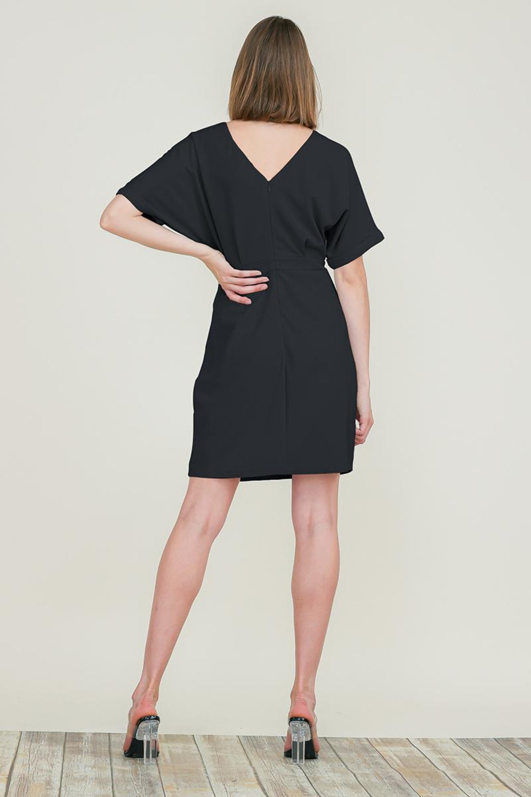 Dolman Sleeve Casual Dress