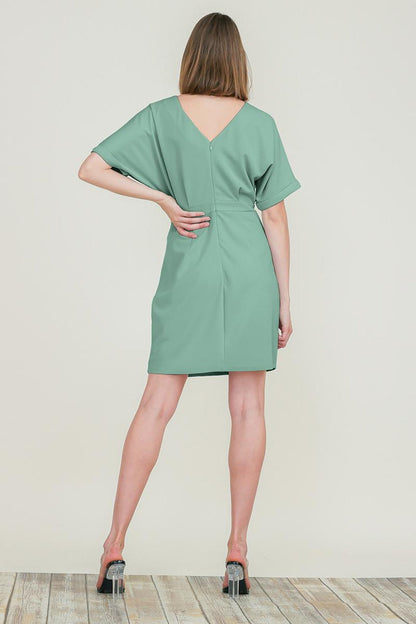 Dolman Sleeve Casual Dress