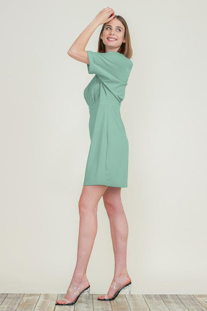 Dolman Sleeve Casual Dress