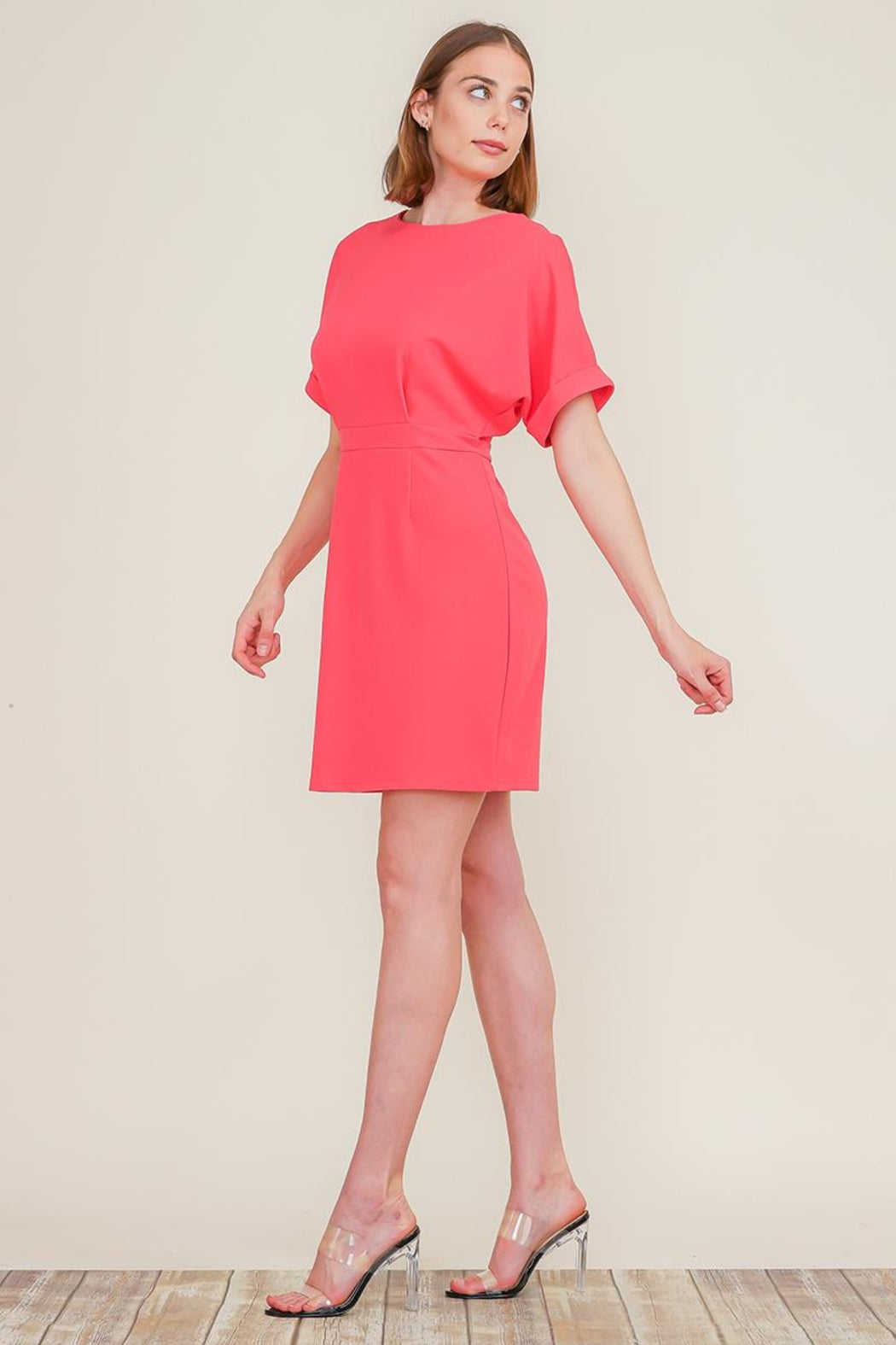 Dolman Sleeve Casual Dress