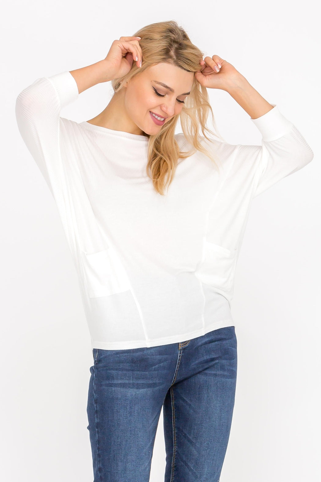 Dolman Sleeve  Solid Top