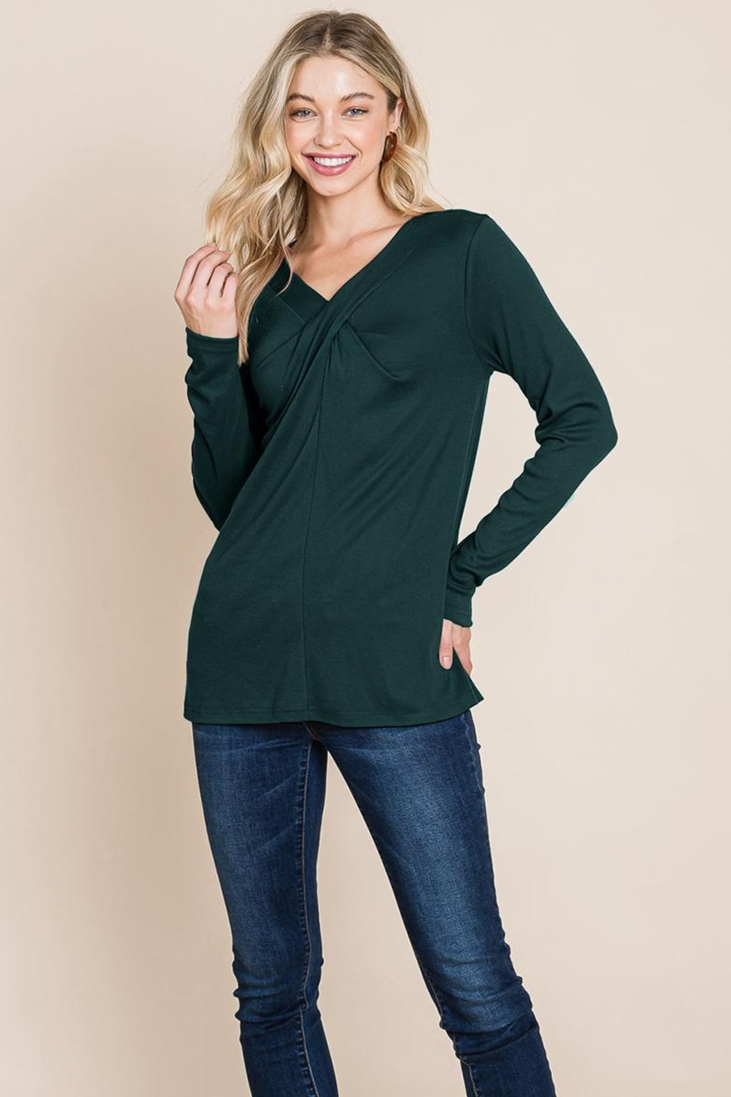Fold Knotted Twist Sweatshirts