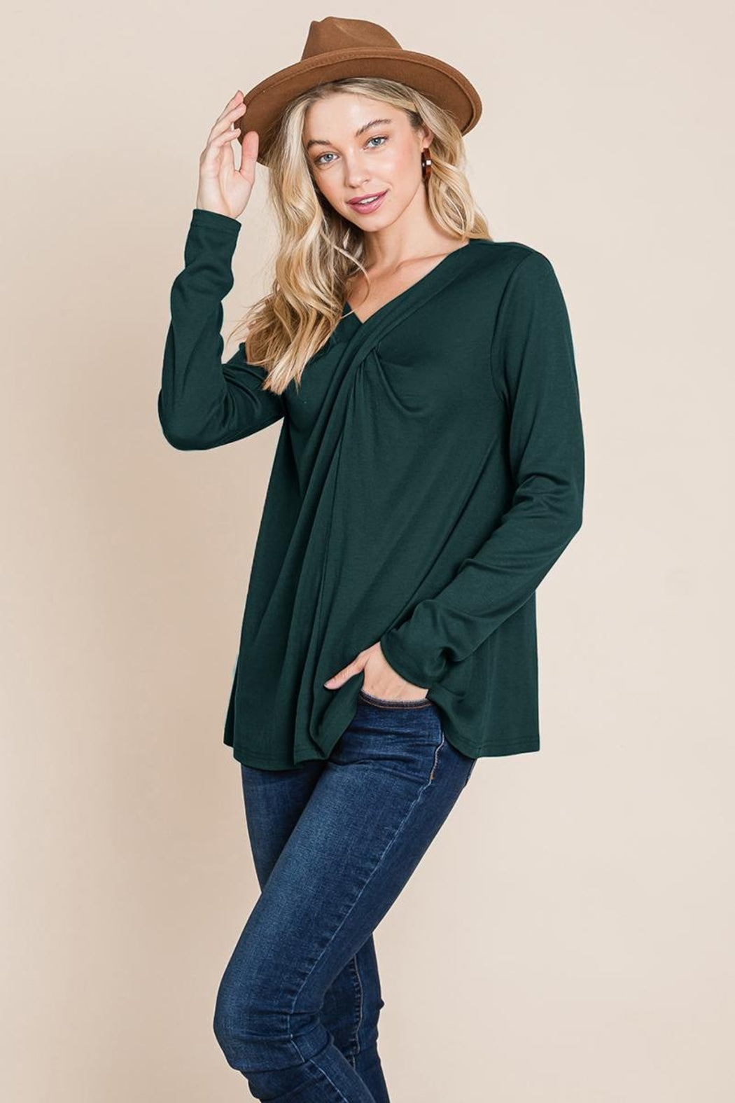 Fold Knotted Twist Sweatshirts