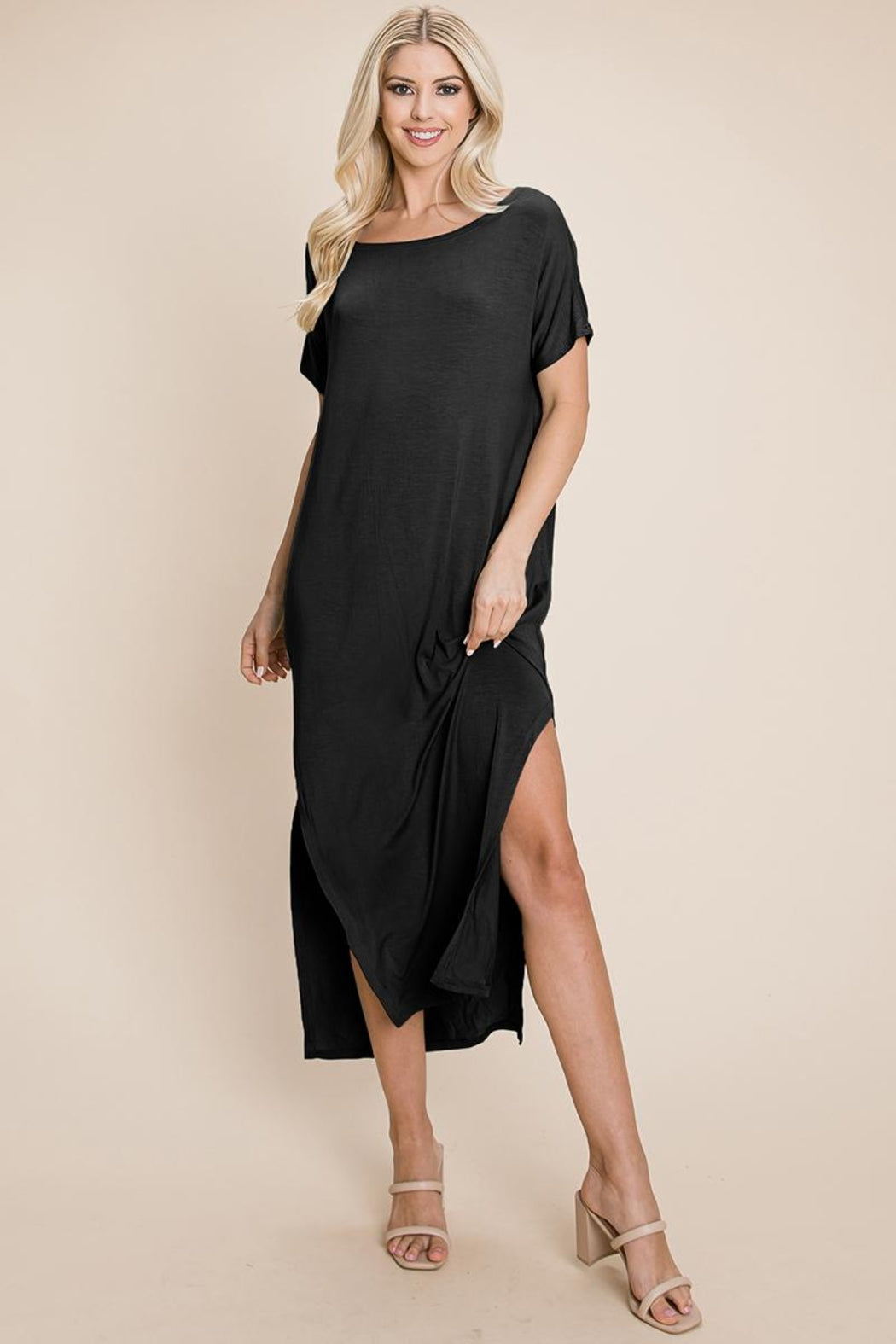 Side Split  Long Maxi Dress