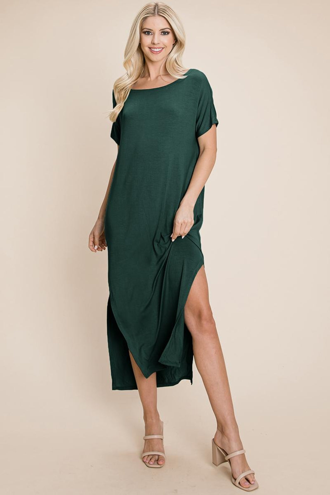 Side Split  Long Maxi Dress