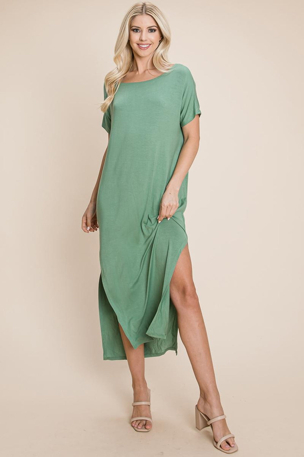 Side Split  Long Maxi Dress