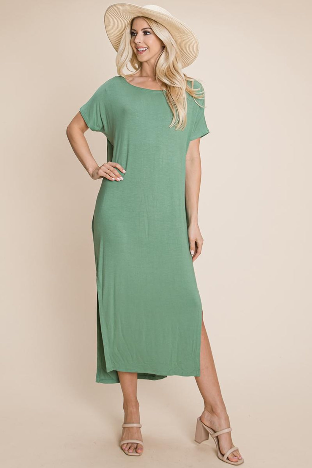 Side Split  Long Maxi Dress