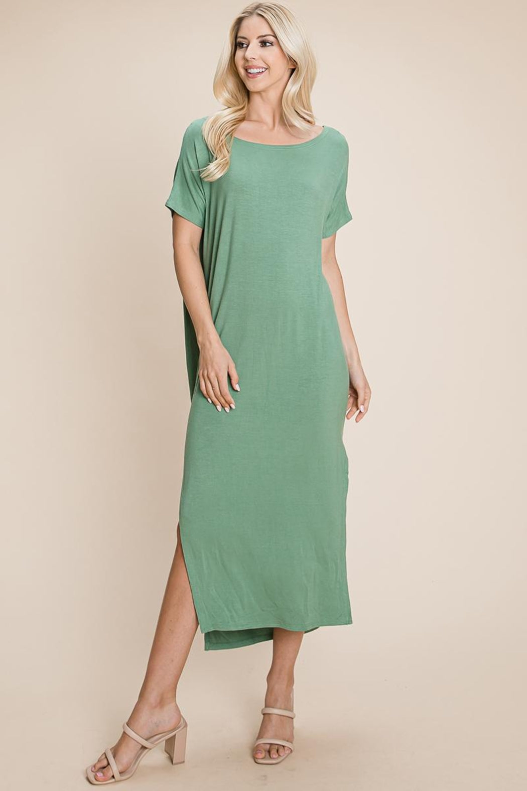 Side Split  Long Maxi Dress