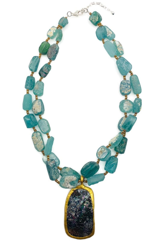 Roman Glass Necklace