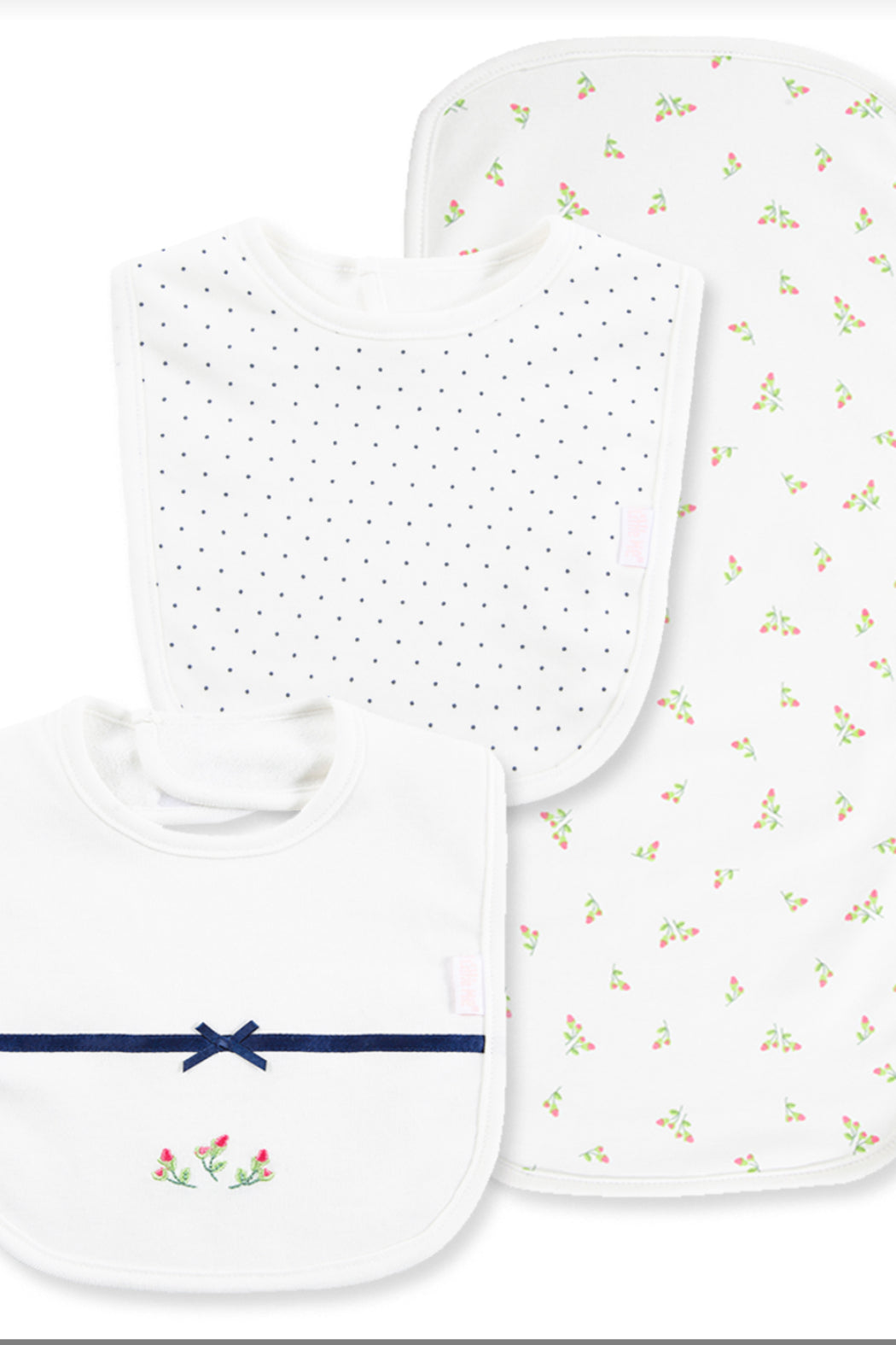 Rosebud Bib Set