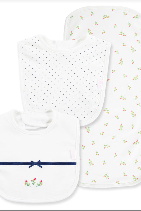 Rosebud Bib Set
