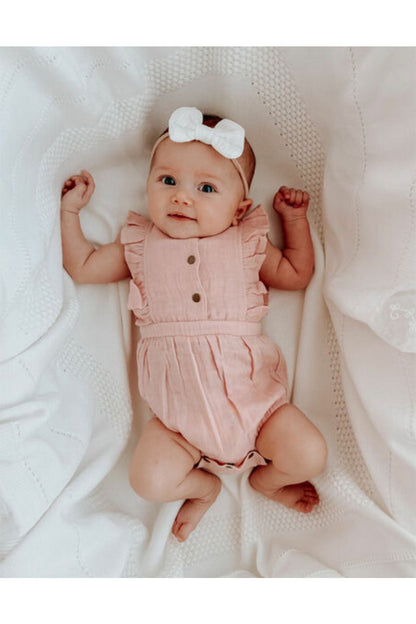 Rosewater Ruffle Bodysuit