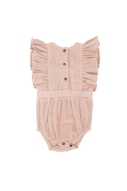 Rosewater Ruffle Bodysuit