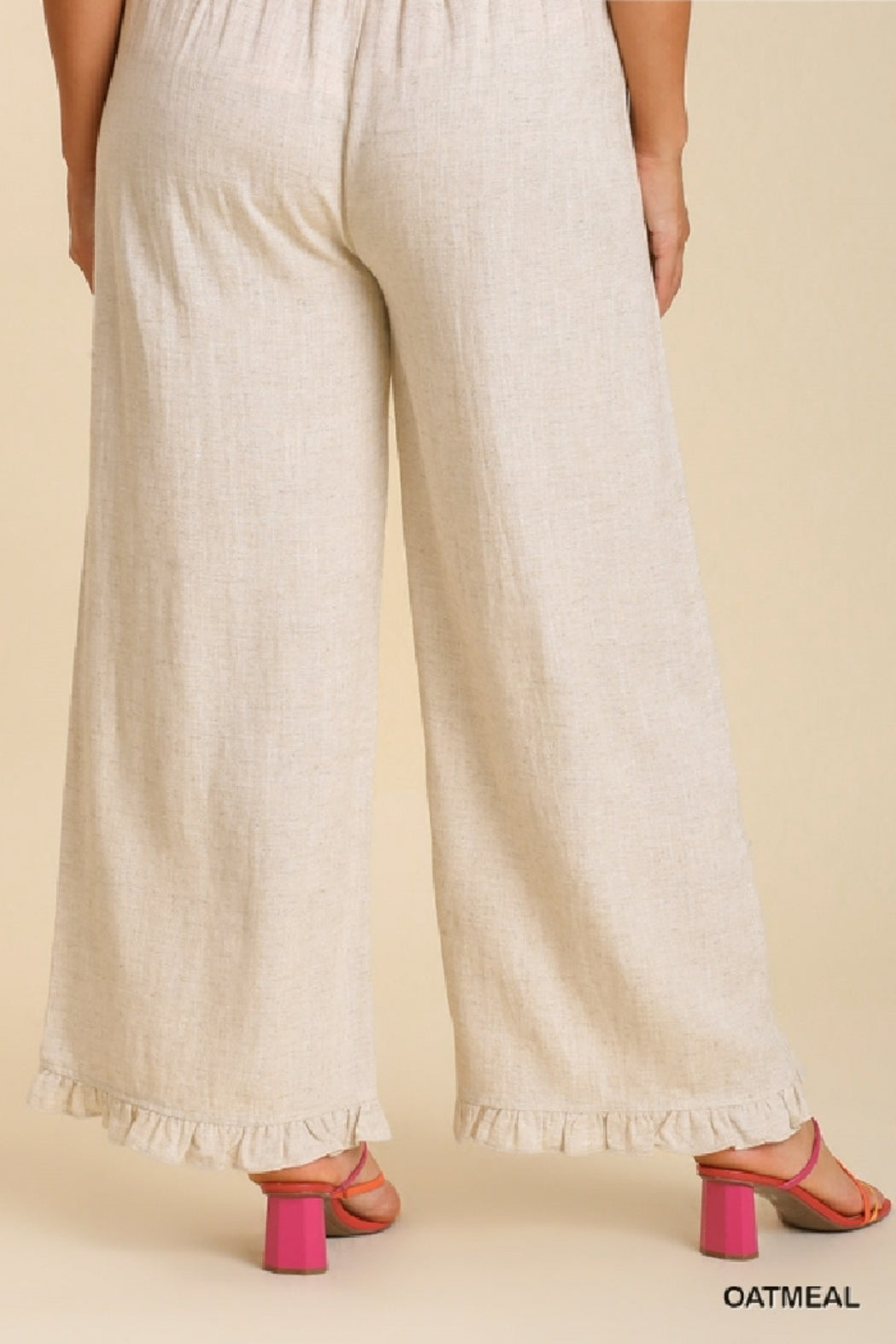 Ruffle Hem Pant Curvy