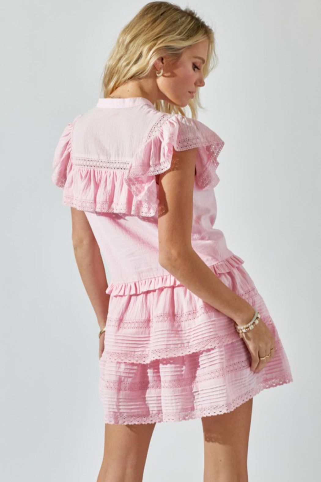 Ruffle Lace Top