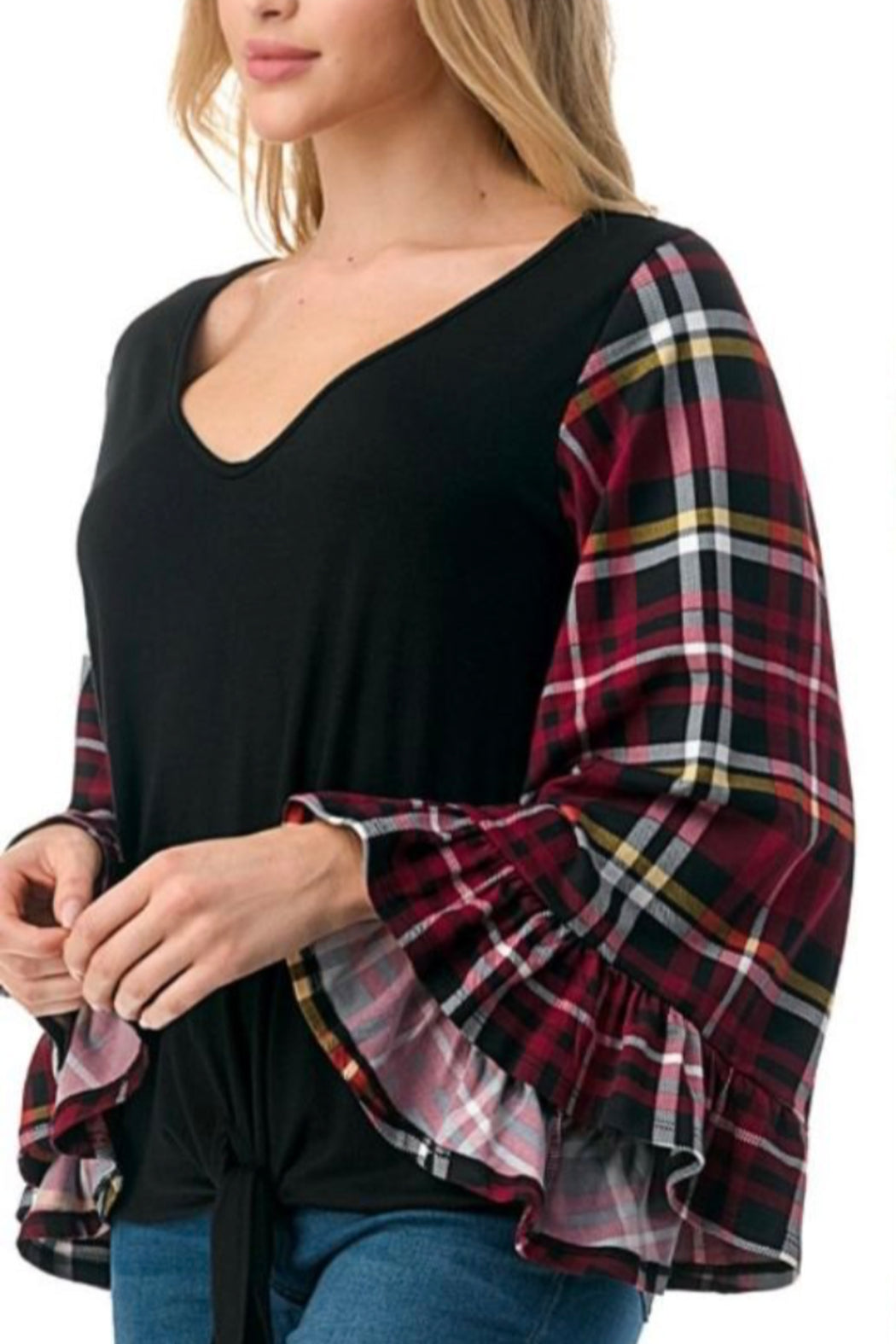 Ruffle Sleeve Top