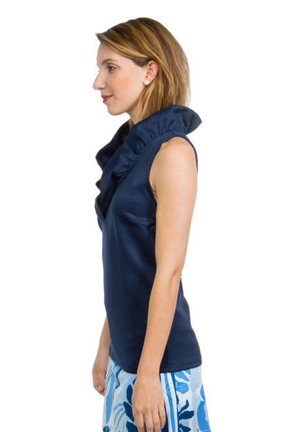 Ruffneck Sleeveless Top