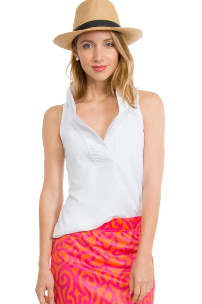 Ruffneck Sleeveless Top